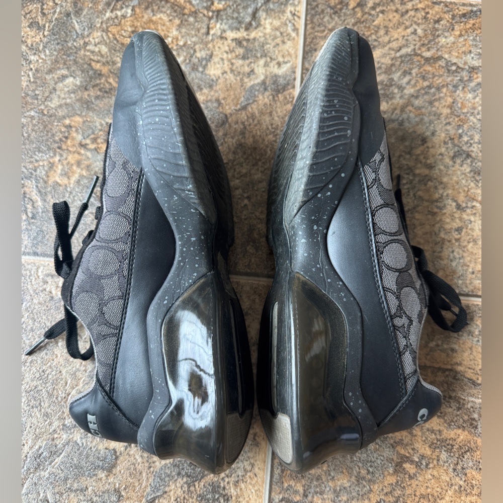 Coach Men's Citysole Runner Signature Monogram Jacquard Sneakers- Black, 8.5D - Picture 6 of 9